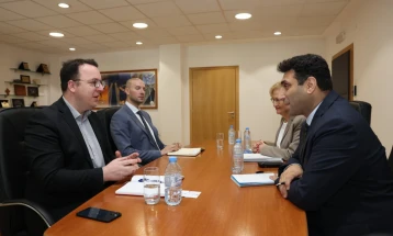 Transport Minister Nikoloski meets EBRD's Türkmenoğlu