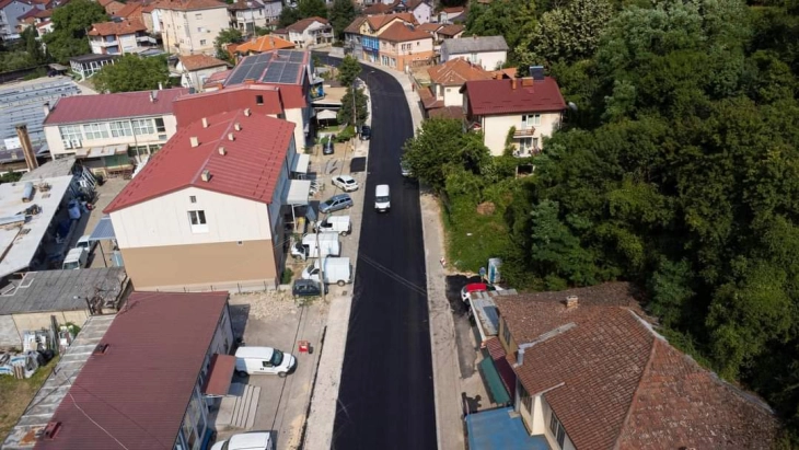 Завршено асфалтирање на фаза 2 од главната улица во Крива Паланка 