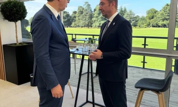 Prime Minister Mickoski meets Serbian President Vučić 