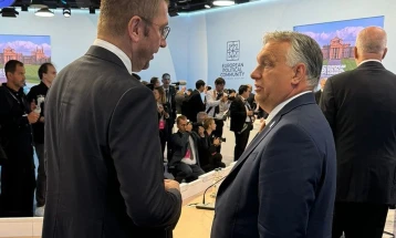 Средба Мицкоски - Орбан: Добрите билатерални односи помеѓу двете земји ќе продолжат во насока на зајакнување на полето на економијата и енергетиката
