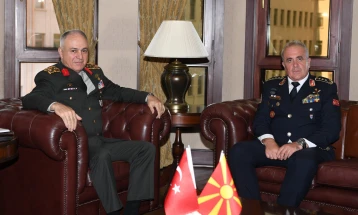 Chief of General Staff Gjurchinovski pays official visit to Turkey