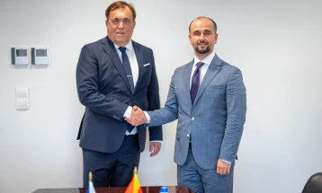 European Affairs Minister Murtezani meets Czech Ambassador Ludva 
