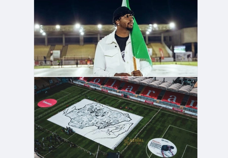 Нигериец кандидат за Гинисов рекорд за најголем цртеж