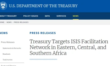 САД воведоа санкции на членови на ИСИС во Африка