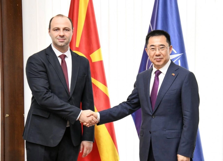 Minister Misajlovski holds farewell meeting with Chinese Ambassador Zuo