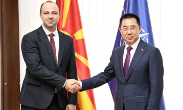 Minister Misajlovski holds farewell meeting with Chinese Ambassador Zuo