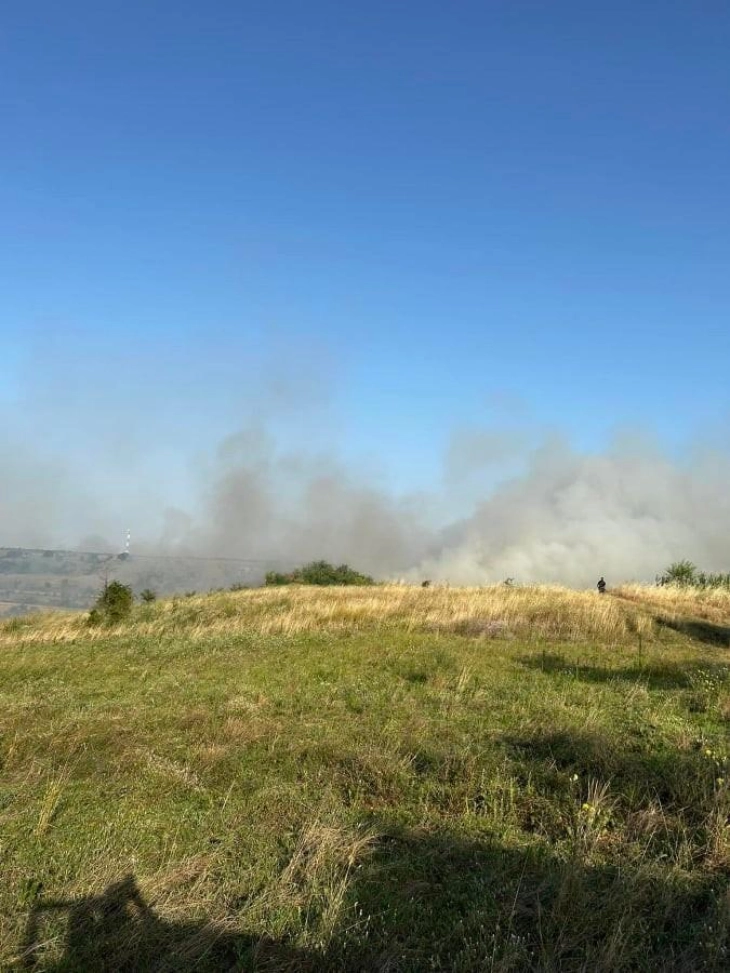 Гром предизивка пожар во Бајловце, општина Старо Нагоричане
