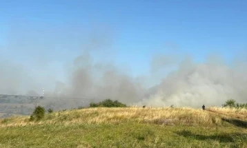 Гром предизивка пожар во Бајловце, општина Старо Нагоричане