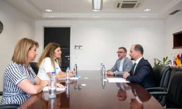 Takim Murtezani - Telatin, temë boshte projekti për mbështetjen e vendit në rrugën drejt BE-së