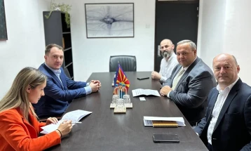 Министерот Андоновски на средба со Армен Григоријан, постојаниот претставник на УНДП во земјава 
