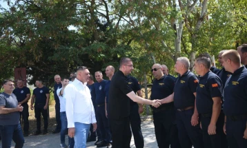 Мицкоски од Серта најави реформи во секторот за управување со кризи и измени на Законот за пожарникарство