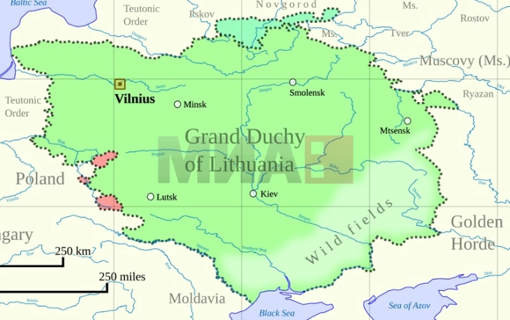 Средновековното Војводство Литванија повод за тензии во односите меѓу Литванците и Белорусите 