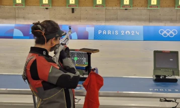 Мојсовска не влезе во финалето во стрелање со воздушна пушка од 10 метри