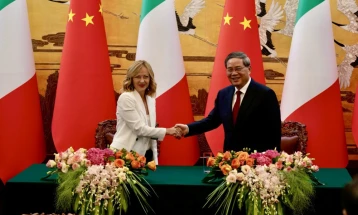 Мелони во Пекинг потпиша тригодишен акциски план за соработка меѓу Кина и Италија