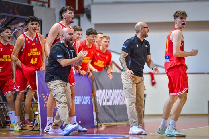 Три од три за македонските кошаркари на ЕП Б-дивизија