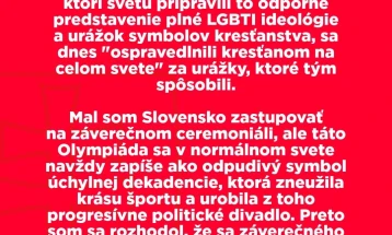 Словачкиот вицепремиер не сака да присуствува на затворањето на ОИ: Навреда за христијаните и дегенерирана декаденција