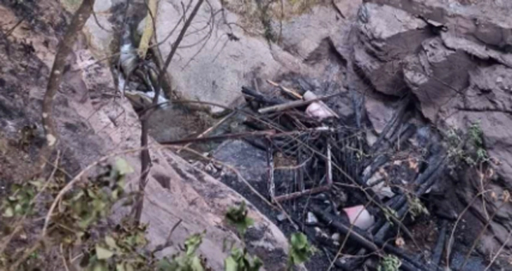 Smolare Waterfall's viewing platform destroyed by fire