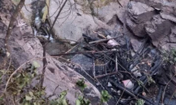 Smolare Waterfall's viewing platform destroyed by fire