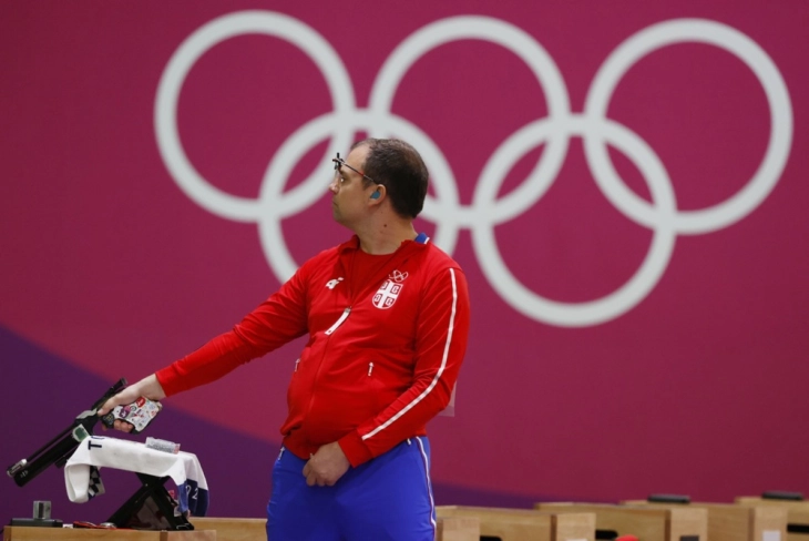 Serbia fight back to win Olympic air pistol mixed event gold