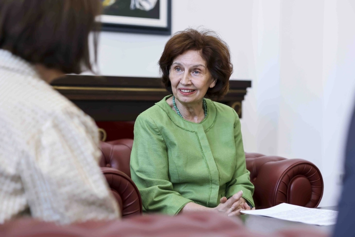 President Siljanovska Davkova meets ILO Office for Central and Eastern Europe Director Harasty