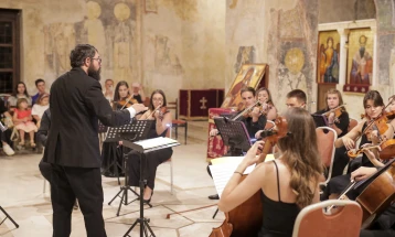 Концерт на Kамерниот оркестар „Саша Николовски- Ѓумар“  вечерва во рамки на музичката програма на „Охридско лето“