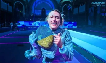Fencer Kharlan claims first medal for Ukraine at Paris Games