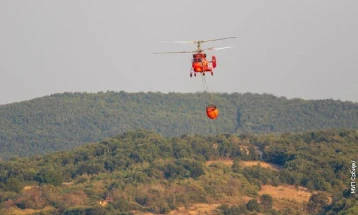 Daçiq: Tre helikopterë të MPB-së do të ndihmojnë në shuarjen e zjarrit afër Prohor Pçinjskit dhe pjesën lindore të Maqedonisë Perëndimore