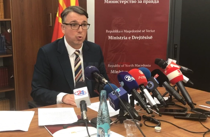 Изјава на министерот за правда Игор Филков (во живо)