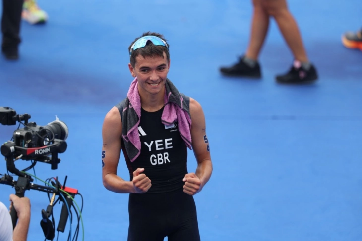 Britain's Yee produces sensational finish for triathlon gold