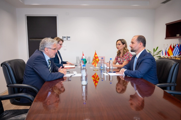 Murtezani u takua me ambasadorin hungarez Klein, në fokus përforcimi i marrëdhënieve dypalëshe dhe euroitegrimi