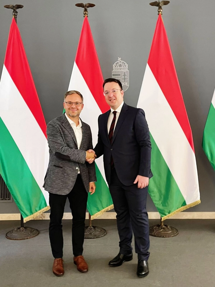 Nikolloski: Bashkëpunimi i shkëlqyer me Hungarinë sjell përparim ekonomik dhe politik
