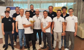 Шахистите на Алкалоид ја одбранија шампионската титула