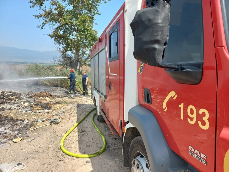 Повреден пожарникар од Струмица при гаснење пожар