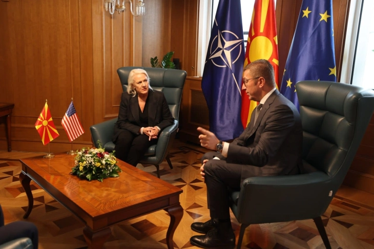 PM Mickoski meets U.S. Ambassador Aggeler and Deputy Chief of Mission Varnes