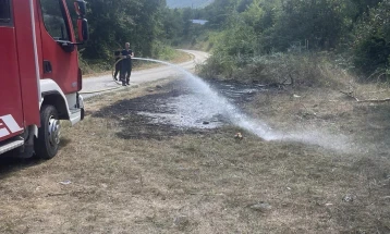 Janë arrestuar tre persona në rajonin e Shkupit për shkaktim të zjarrit