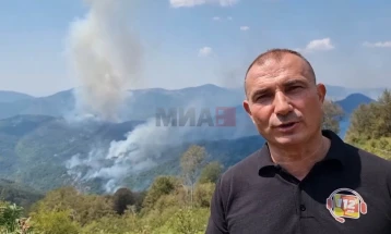 Angellov: Aktivë janë nëntë zjarre, ka të reja në rrethinën e Ohrit dhe Shkupit