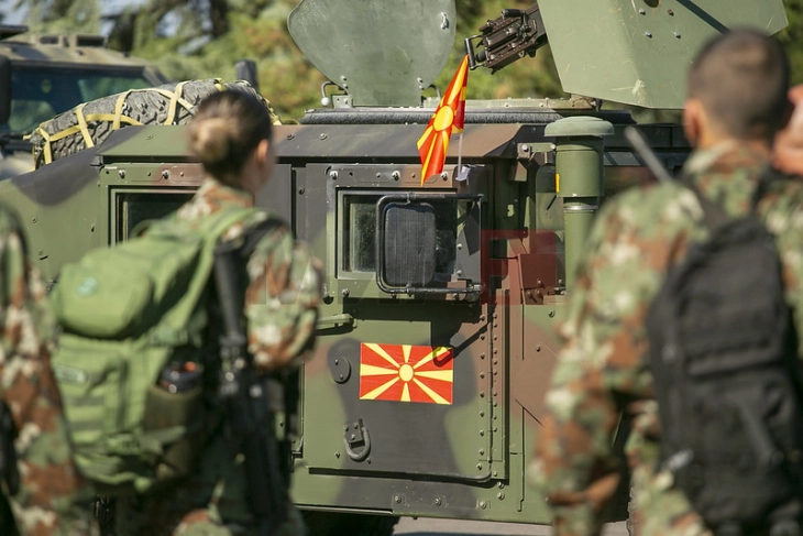 Vendosja e luleve me rastin e Ditës së Armatës