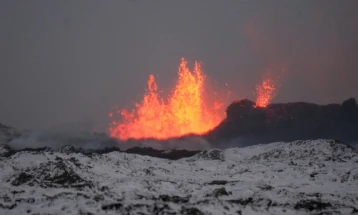 Fresh volcanic eruption in Iceland