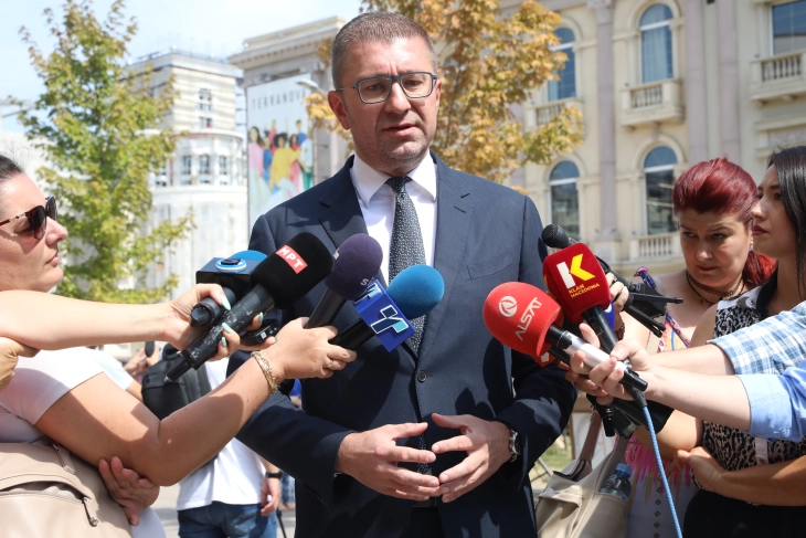 PM Mickoski warns of political structures trying to incite ethnic incident