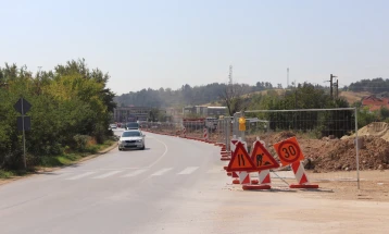 Во Битола на сообраќајниот влез од Прилеп се гради атмосферска канализација