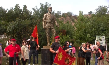 На стогодишнината од смртта на Тодор Александров, откриен споменик во штипско Ново Село