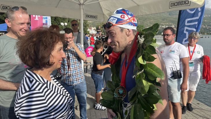 37th Ohrid Swimming Marathon ends with winners from Brazil and France