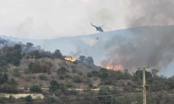 QMK: Zjarre aktive në Petrovec, Çuçer-Sandevë, Prilep, Çashkë, Shtip dhe Dollnen