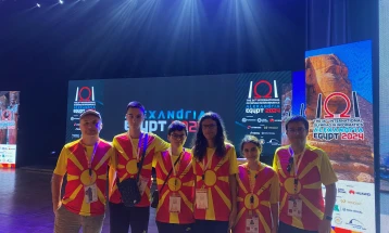 Macedonian highschoolers win silver in coding at IOI 2024 