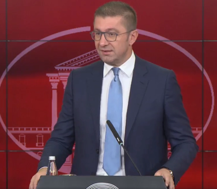 Mickoski on talks with Bulgaria: Let's wait for them to elect political government first