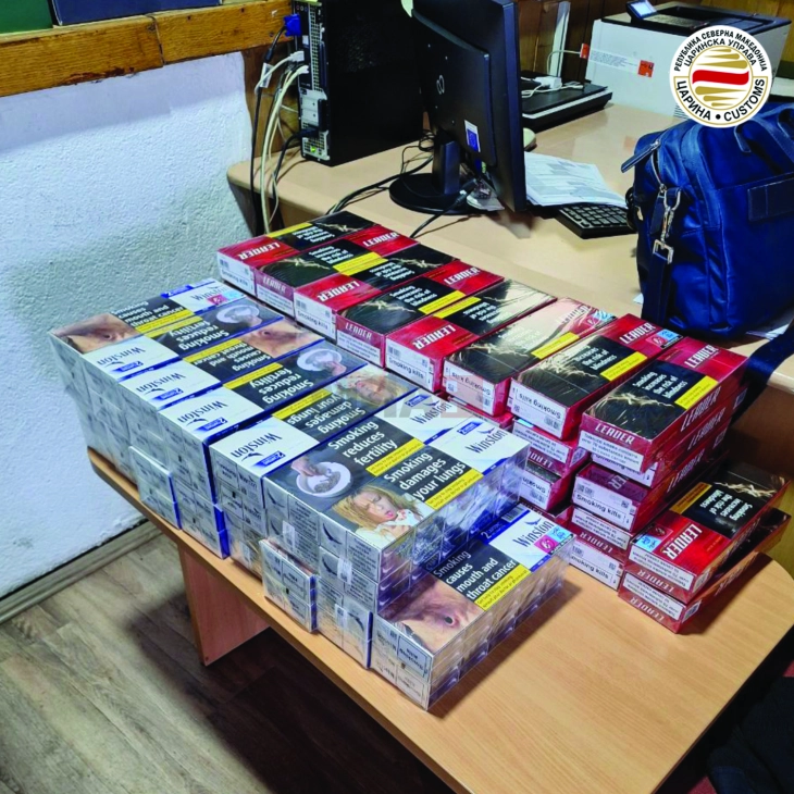 Drejtoria Doganore e VK Bogorodicë ka parandaluar tentativën për kontrabandim të cigareve