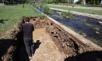 Во Македонска Каменица се гради нов пешачки мост на Каменичка Река