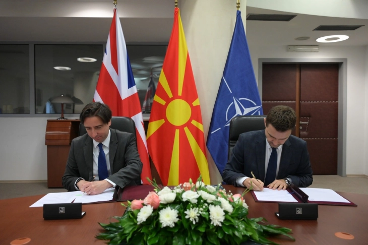 FM and UK Ambassador sign Memorandum of Cooperation on project for efficient coordination of NATO activities