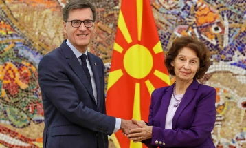 President Siljanovska Davkova receives credentials of new Spanish Ambassador Rafael Soriano Ortiz