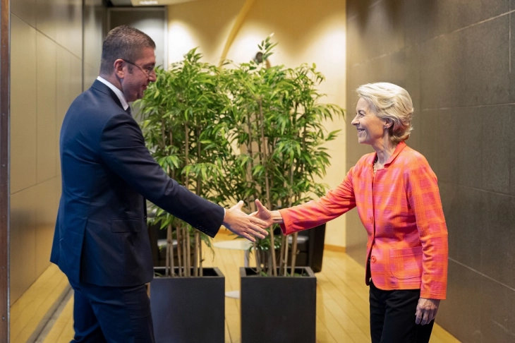 PM Mickoski attends working lunch with von der Leyen and Western Balkan leaders (UPD) 